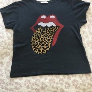 Free People Stones Flocked Leopard NWOT L